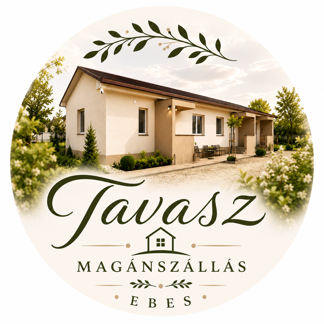 Tavasz magánszállás Ebes Logo